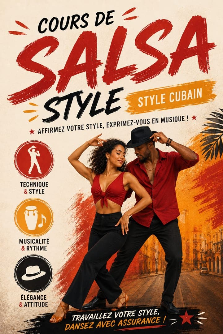 Cours de Salsa Cubaine Style — SalsaDeRue